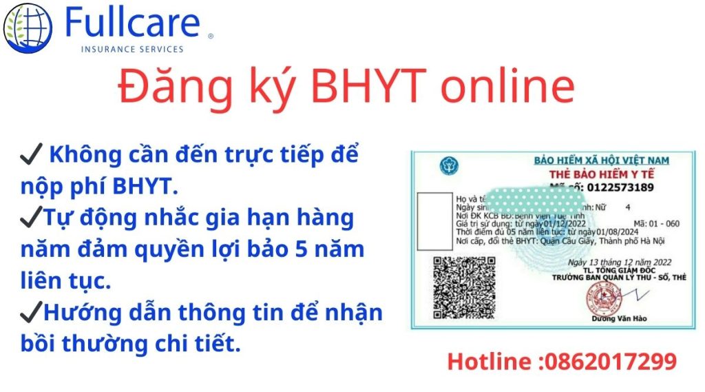 Lợi ích khi đăng ký BHYT online cùng Fullcare