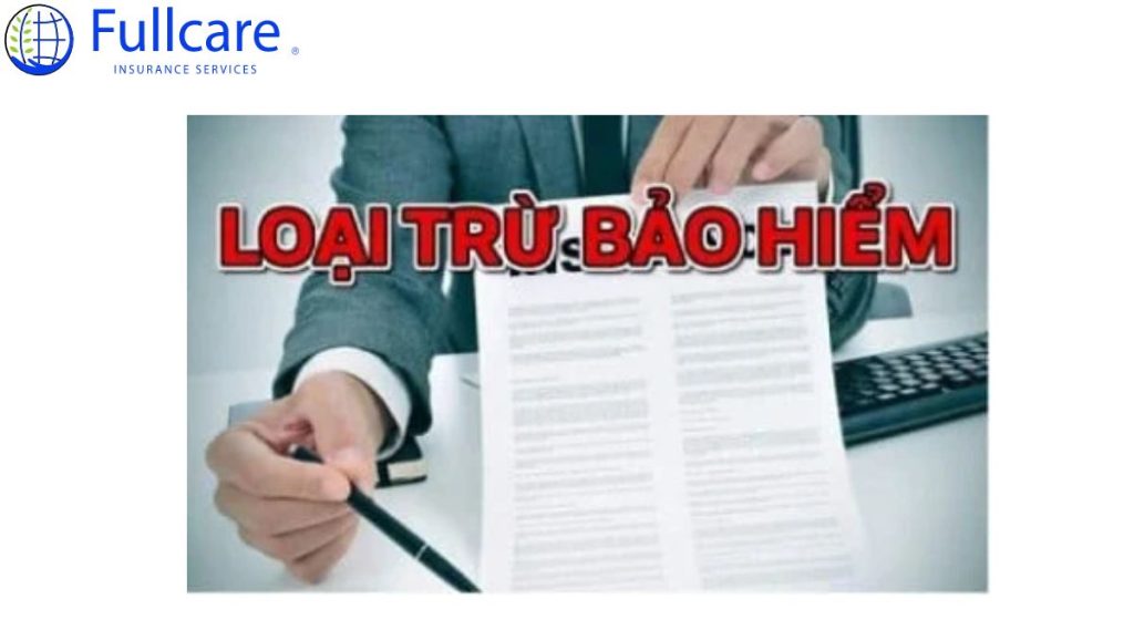 Các phẫu thuật liên quan đến Phần loại trừ trong bảo hiểm sẽ không được chi trả